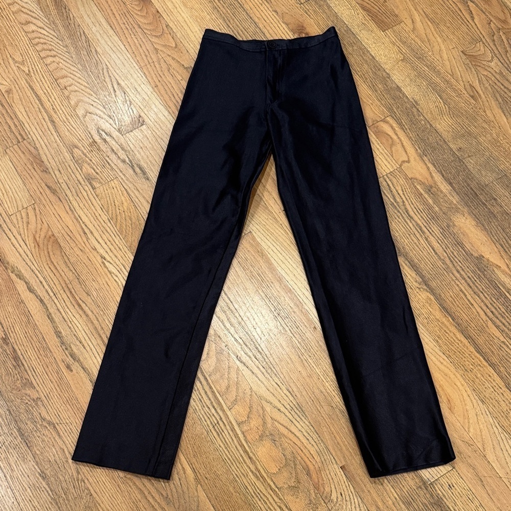 Vintage Frederick's of Hollywood Women's Black Straight Leg Pants